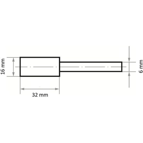 ŚCIERNICA TRZPIENIOWA NK 24 N BA MIĘKKA 16*32*6 ŚCIERNICA TRZPIENIOWA NK 24 N BA MIĘKKA 16*32*6