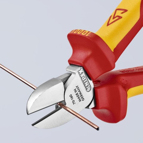 SZCZYPCE TNĄCE BOCZNE IZOLOWANE 160MM SZCZYPCE TNĄCE BOCZNE IZOLOWANE 160MM