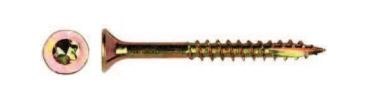 WKRĘT DO DREWNA OCYNK ŻÓŁTY NA TORX 3.5*50MM T15 WKRĘT DO DREWNA OCYNK ŻÓŁTY NA TORX 3.5*50MM T15