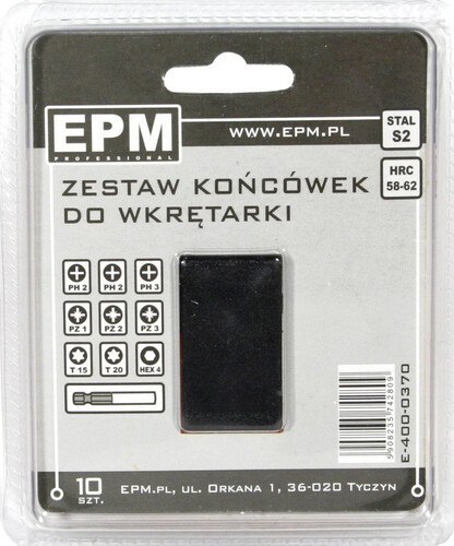 ZESTAW KOŃCÓWEK DO WKRĘTARKI 9SZT + UCHWYT MAGNETYCZNY ZESTAW KOŃCÓWEK DO WKRĘTARKI 9SZT + UCHWYT MAGNETYCZNY
