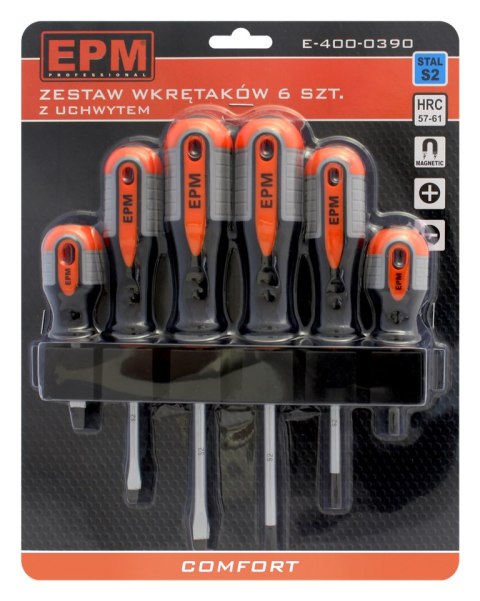 ZESTAW WKRĘTAKÓW 6 SZTUK COMFORT ZESTAW WKRĘTAKÓW 6 SZTUK COMFORT