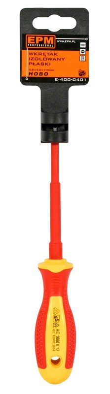 WKRĘTAK IZOLOWANY PŁASKI 1000V 1.0X5.5X125MM WKRĘTAK IZOLOWANY PŁASKI 1000V 1.0X5.5X125MM