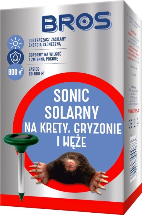 ODSTRASZA KRETY, SONIC SOLARNY ODSTRASZA KRETY, SONIC SOLARNY