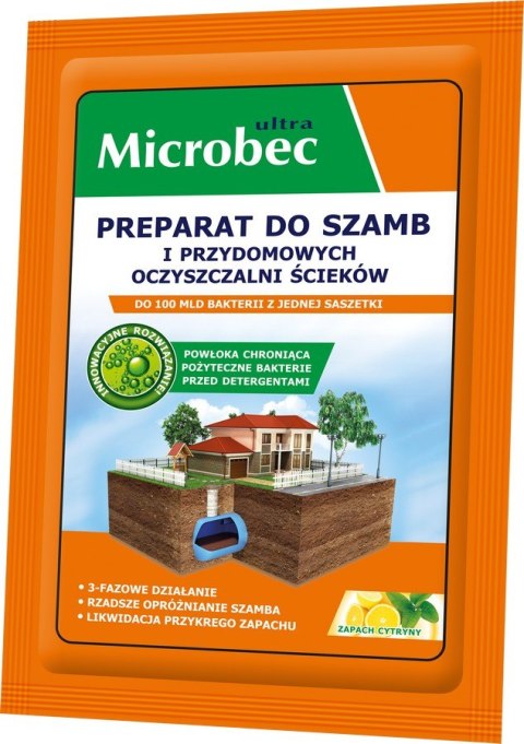 PREPARAT DO SZAMB MICROBEC ULTRA 25G SZTUKI PREPARAT DO SZAMB MICROBEC ULTRA 25G SZTUKI