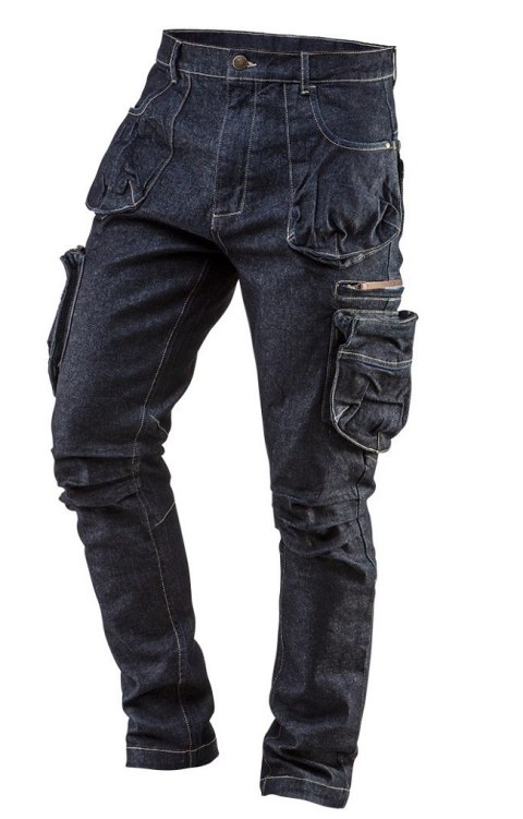 SPODNIE ROBOCZE 5-KIESZENIOWE DENIM ROZMIAR XXL SPODNIE ROBOCZE 5-KIESZENIOWE DENIM ROZMIAR XXL