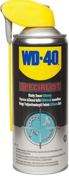 WD-40 SPECIALIST SMAR BIAŁY LITOWY 400ML AEROZOL WD-40 SPECIALIST SMAR BIAŁY LITOWY 400ML AEROZOL