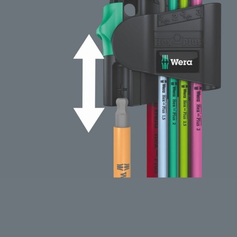 ZESTAW KLUCZY TRZPIENIOWYCH 950/7 HEX-PLUS MULTICOLOUR ZESTAW KLUCZY TRZPIENIOWYCH 950/7 HEX-PLUS MULTICOLOUR