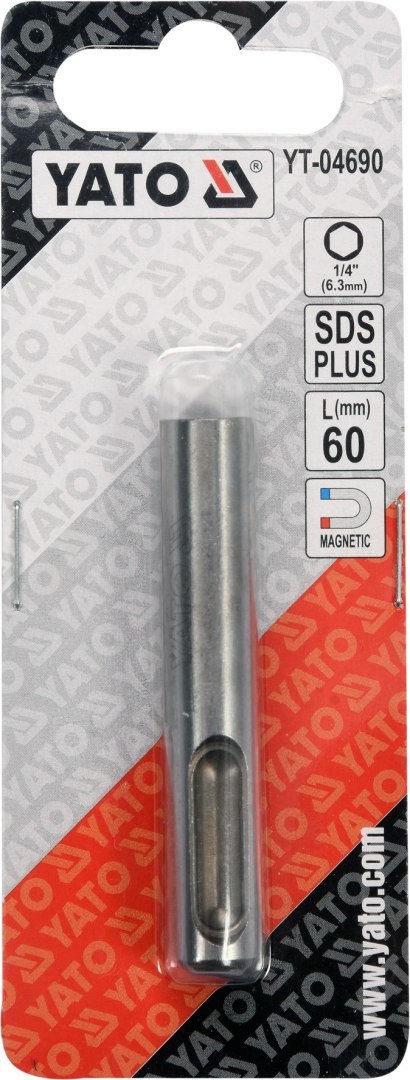 ADAPTER SDS PLUS DO BITÓW 1/4 ADAPTER SDS PLUS DO BITÓW 1/4