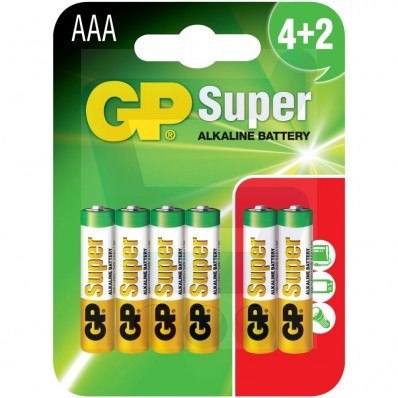 BATERIA SUPER ALKALINE AAA LR3 1.5V 6 SZTUK BATERIA SUPER ALKALINE AAA LR3 1.5V 6 SZTUK