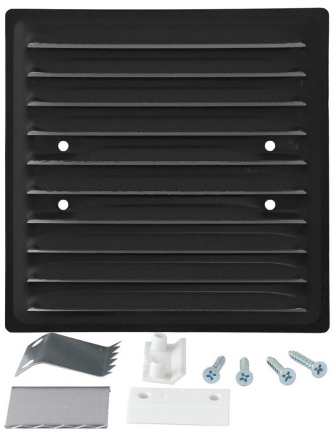 KRATKA METALOWA 150*150MM UCHWYT ROZPRĘŻNY CZARNA KRATKA METALOWA 150*150MM UCHWYT ROZPRĘŻNY CZARNA