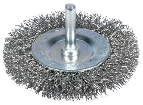 SZCZOTKA TARCZOWA Z TRZPIENIEM 75MM ZN SZCZOTKA TARCZOWA Z TRZPIENIEM 75MM ZN