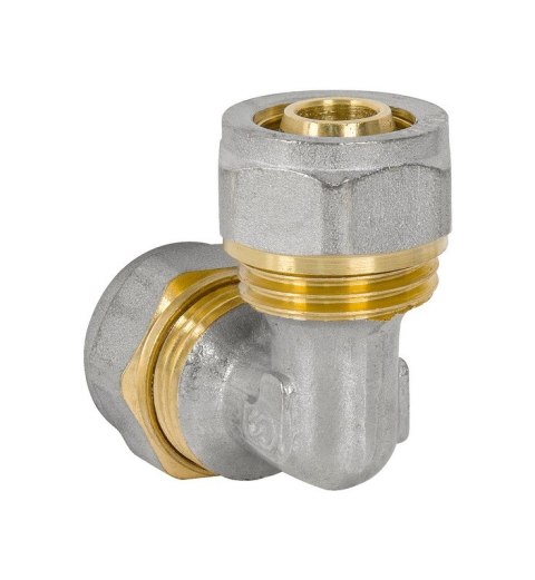 KOLANO PEX-AL-PEX CHROM 16*16 PODWÓJNE KOLANO PEX-AL-PEX CHROM 16*16 PODWÓJNE