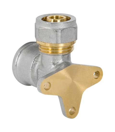 KOLANO PEX-AL-PEX CHROM Z ŁAPKAMI-1/2*20 KOLANO PEX-AL-PEX CHROM Z ŁAPKAMI-1/2*20