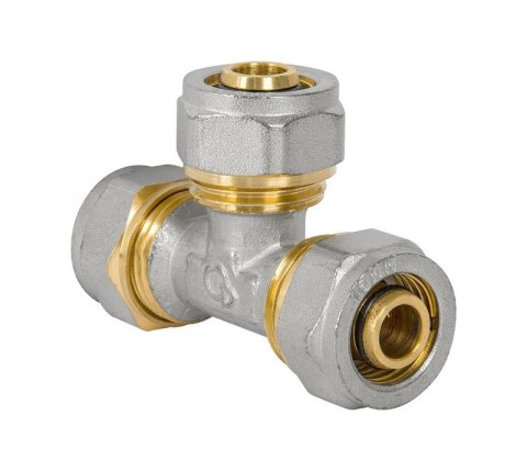 TRÓJNIK PEX-AL-PEX CHROM 16*16*16 POTRÓJNY TRÓJNIK PEX-AL-PEX CHROM 16*16*16 POTRÓJNY