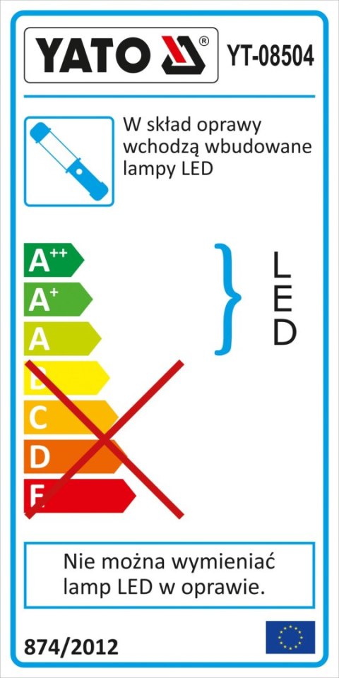 LAMPA WARSZTATOWA 3W COB LED LAMPA WARSZTATOWA 3W COB LED