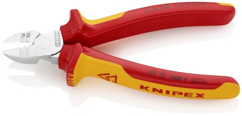SZCZYPCE TNĄCE BOCZNE DO ŚCIĄGANIA IZOLACJI 160MM SZCZYPCE TNĄCE BOCZNE DO ŚCIĄGANIA IZOLACJI 160MM