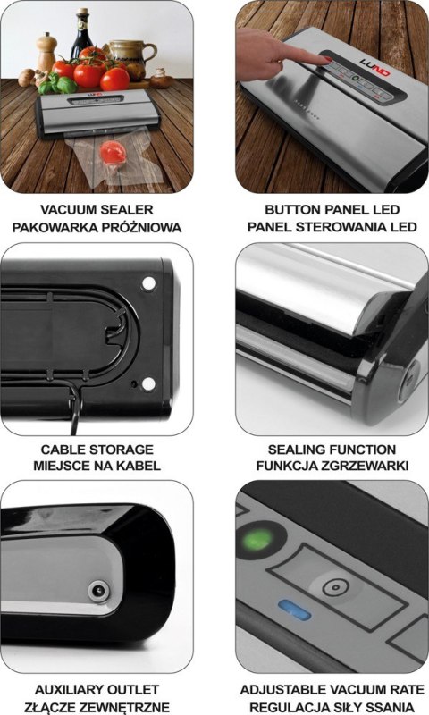 PAKOWARKA PRÓŻNIOWA DO ŻYWNOŚCI 175W PAKOWARKA PRÓŻNIOWA DO ŻYWNOŚCI 175W