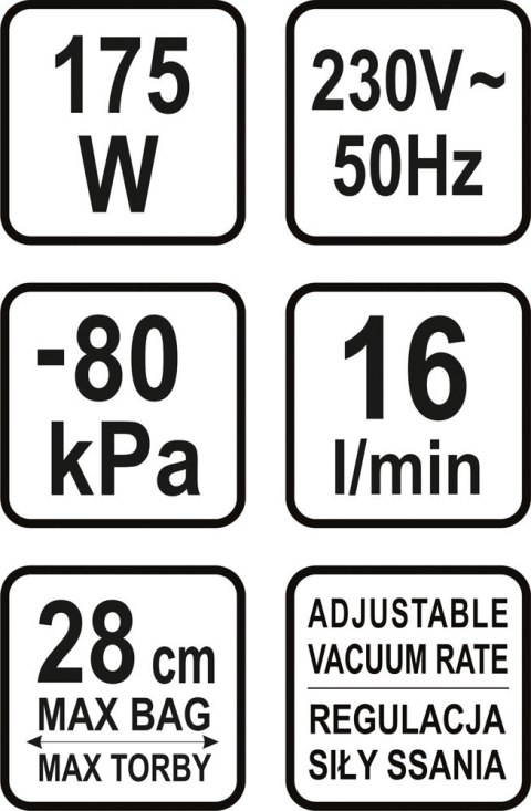 PAKOWARKA PRÓŻNIOWA DO ŻYWNOŚCI 175W PAKOWARKA PRÓŻNIOWA DO ŻYWNOŚCI 175W