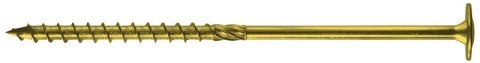 WKRĘT DO DREWNA Z KOŁNIERZEM NA TORX OCYNK ŻÓŁTY 8*140MM T40 WKRĘT DO DREWNA Z KOŁNIERZEM NA TORX OCYNK ŻÓŁTY 8*140MM T40
