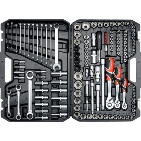 ZESTAW NARZĘDZIOWY XXL 1/4'', 3/8'', 1/2'' 150 SZT ZESTAW NARZĘDZIOWY XXL 1/4'', 3/8'', 1/2'' 150 SZT