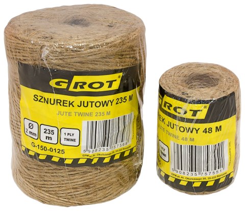SZNUREK JUTOWY 2MM 48MB SZNUREK JUTOWY 2MM 48MB