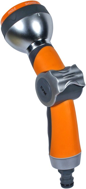 ZRASZACZ PISTOLETOWY REGULOWANY 7-FUNKCYJMY SOFT SILVER ZRASZACZ PISTOLETOWY REGULOWANY 7-FUNKCYJMY SOFT SILVER