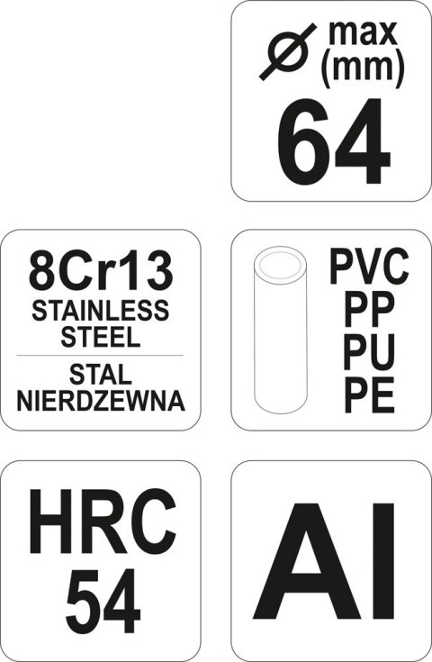 OBCINAK DO CIĘCIA RUREK PCV 64MM OBCINAK DO CIĘCIA RUREK PCV 64MM