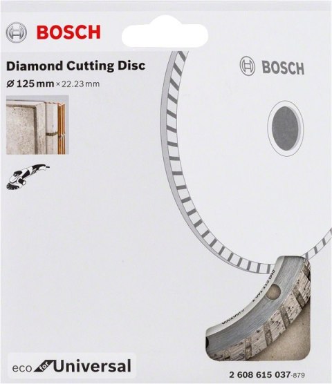 TARCZA DIAMENTOWA BUDOWLANA ECO TURBO 125MM TARCZA DIAMENTOWA BUDOWLANA ECO TURBO 125MM