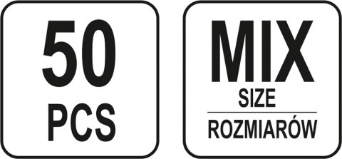 ZESTAW SZYBKOZŁĄCZY ELEKTRYCZNYCH 50SZT ZESTAW SZYBKOZŁĄCZY ELEKTRYCZNYCH 50SZT