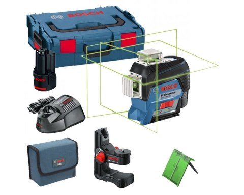 LASER LINIOWY GLL 3-80 CG+BM1 L-BOXX ZIELONA WIĄZKA LASER LINIOWY GLL 3-80 CG+BM1 L-BOXX ZIELONA WIĄZKA
