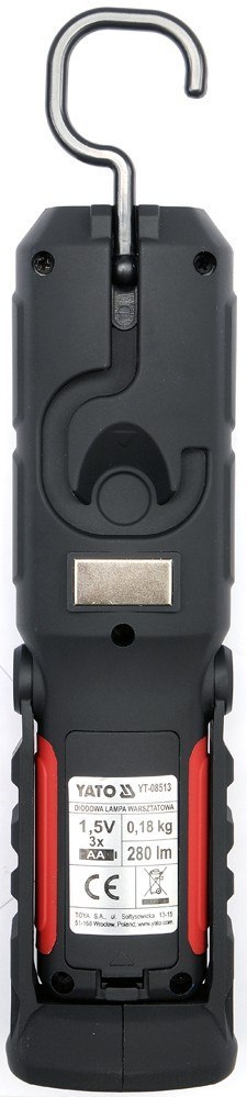 LATARKA WARSZTATOWA 2W1 LED MAGNET 3XAA LATARKA WARSZTATOWA 2W1 LED MAGNET 3XAA