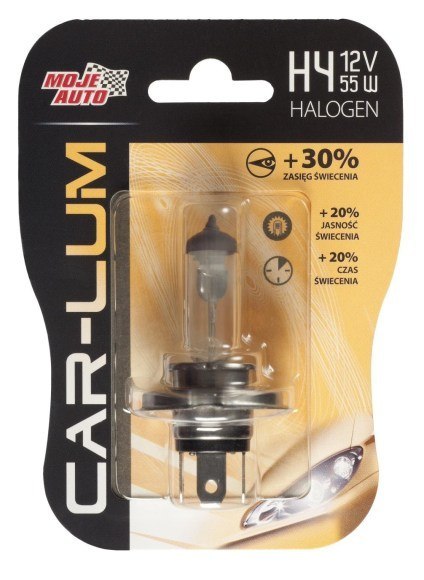 ŻARÓWKA HALOGENOWA 12V 60/55W H4 ŻARÓWKA HALOGENOWA 12V 60/55W H4