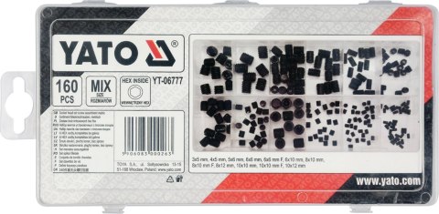 160 SZT ŚRUB IMBUSOWYCH BEZ ŁBA USTALAJĄCE MIX 160 SZT ŚRUB IMBUSOWYCH BEZ ŁBA USTALAJĄCE MIX
