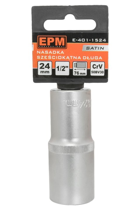 NASADKA DŁUGA 1/2'' 6-KĄTNA SATIN 16MM NASADKA DŁUGA 1/2'' 6-KĄTNA SATIN 16MM