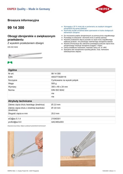 OBCĘGI ZBROJARSKIE CYNKOWANE O ZWIĘKSZONYM PRZEŁOŻENIU 300MM OBCĘGI ZBROJARSKIE CYNKOWANE O ZWIĘKSZONYM PRZEŁOŻENIU 300MM