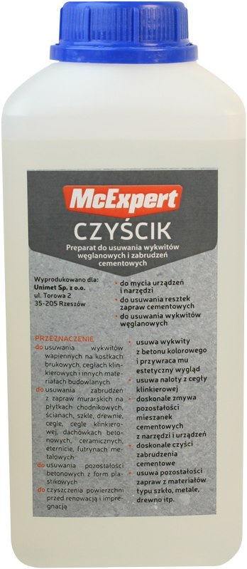 CZYŚCIK DO ZAPRAW MURARSKICH NA NARZĘDZIACH 1L CZYŚCIK DO ZAPRAW MURARSKICH NA NARZĘDZIACH 1L