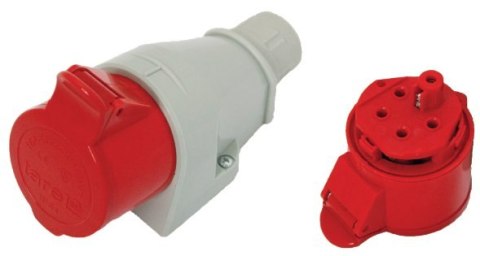 GNIAZDO IZOLACYJNE STAŁE 16A 400V CZERWONE 3P+Z IP44 GNIAZDO IZOLACYJNE STAŁE 16A 400V CZERWONE 3P+Z IP44