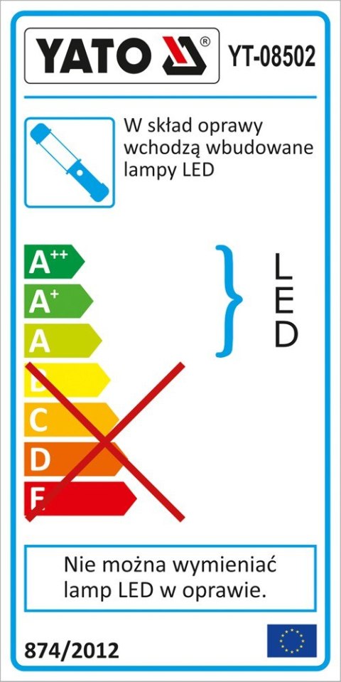 LAMPA WARSZTATOWA 2IN1 LED LAMPA WARSZTATOWA 2IN1 LED