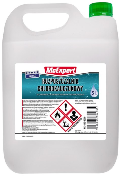 ROZPUSZCZALNIK CHLOROKAUCZUKOWY 5L ROZPUSZCZALNIK CHLOROKAUCZUKOWY 5L