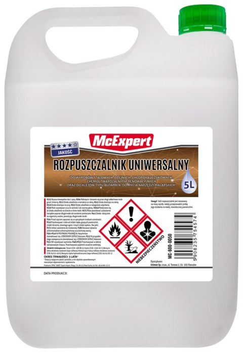 ROZPUSZCZALNIK UNIWERSALNY DC 5L ROZPUSZCZALNIK UNIWERSALNY DC 5L