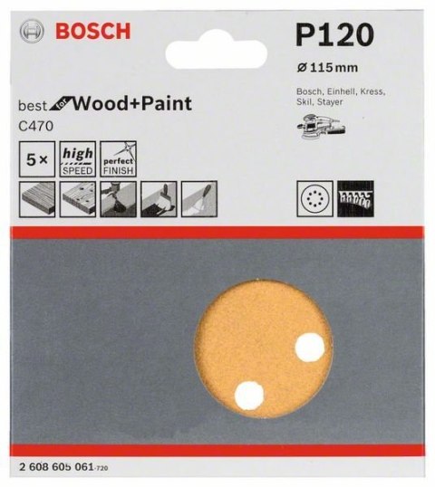 KRĄŻEK ŚCIERNY RW D115 G120 5PC. KRĄŻEK ŚCIERNY RW D115 G120 5PC.