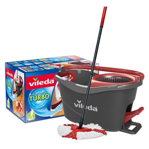 VILEDA EASY WRING TURBO BOX, MOP+WIADRO+WYCISKACZ VILEDA EASY WRING TURBO BOX, MOP+WIADRO+WYCISKACZ