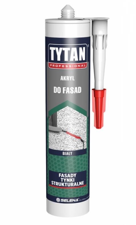 AKRYL TYTAN DO FASAD 280ML BIAŁY AKRYL TYTAN DO FASAD 280ML BIAŁY