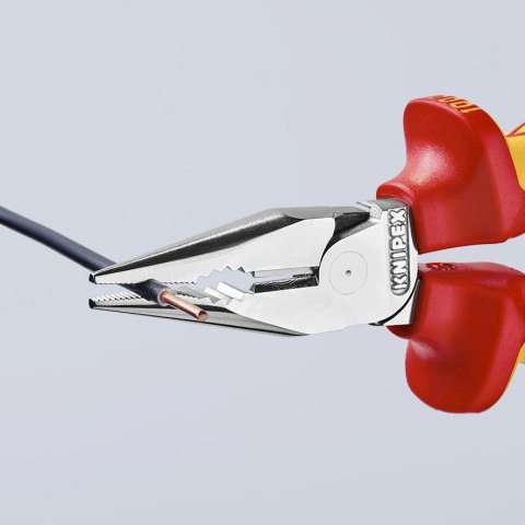 SZCZYPCE UNIWERSALNE Z OSTRO ZAKOŃCZONYMI SZCZĘKAMI PCV145MM SZCZYPCE UNIWERSALNE Z OSTRO ZAKOŃCZONYMI SZCZĘKAMI PCV145MM