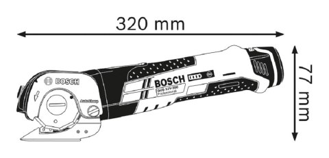 NOŻYCE ROTACYJNE GUS 12V-300 0*AH NOŻYCE ROTACYJNE GUS 12V-300 0*AH