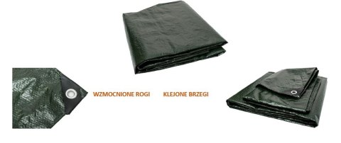 PLANDEKA 70G/M2 4*5M ZIELONA PLANDEKA 70G/M2 4*5M ZIELONA