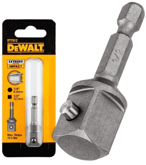 ADAPTER DO ZAKRĘTAREK UDAROWYCH Z 1/4' NA 1/2' ADAPTER DO ZAKRĘTAREK UDAROWYCH Z 1/4' NA 1/2'