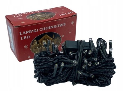 LAMPKI CHOINKOWE 100LED CIEPŁE BIAŁE 5,3M LAMPKI CHOINKOWE 100LED CIEPŁE BIAŁE 5,3M