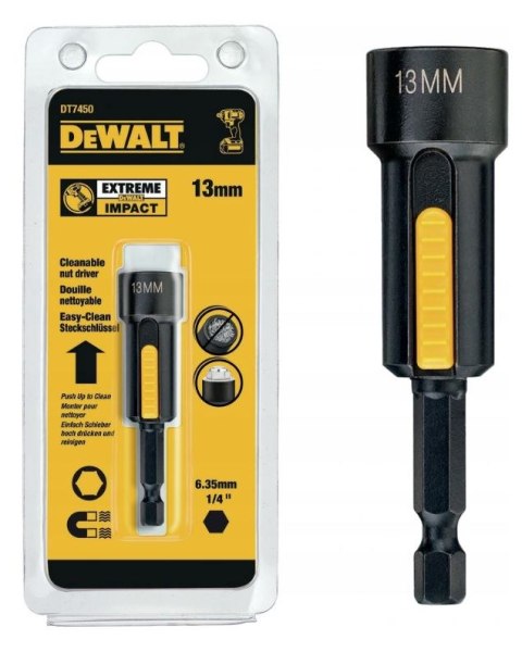 NASADKA MAGNETYCZNA Z ELEMENTEM CZYSZCZĄCYM 13MM NASADKA MAGNETYCZNA Z ELEMENTEM CZYSZCZĄCYM 13MM