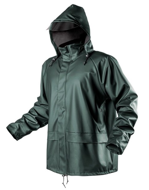 KURTKA PRZECIWDESZCZOWA PVC ROZMIAR XXL KURTKA PRZECIWDESZCZOWA PVC ROZMIAR XXL